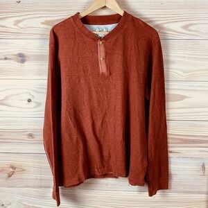 Grayers Shirt Mens Extra Large New Windsor Double Cloth‎ Henley Red Outdoor Work